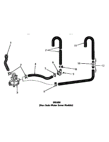 15 - Drain parts for Amana Washer DA6220 from AppliancePartsPros.com