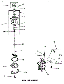 03 - 25178 Pump Assy parts for Amana Washer DA6221 from AppliancePartsPros.com