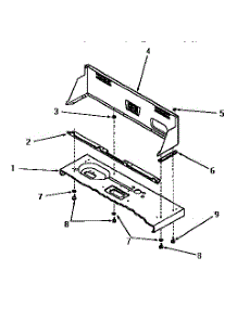 11 - Control Hood parts for Amana Washer DA6221 from AppliancePartsPros.com