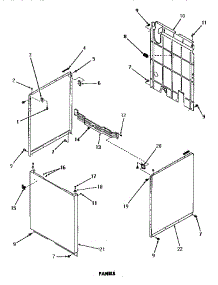 20 - Panels parts for Amana Washer DA6223 from AppliancePartsPros.com