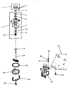 02 - 25178 Pump Assy parts for Amana Washer DA6250 from AppliancePartsPros.com