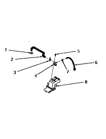 26 - Water Inlet & Filler Hose parts for Amana Washer DA9000 from AppliancePartsPros.com