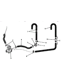 11 - Drain parts for Amana Washer DA9041 from AppliancePartsPros.com