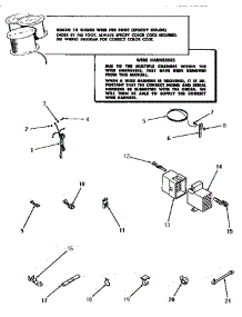 19 - Power Cord, Wire And Terminals parts for Amana Washer DA9041 from AppliancePartsPros.com