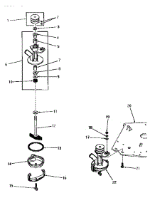 21 - Pump Assy parts for Amana Washer DA9041 from AppliancePartsPros.com