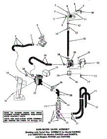 28 - Suds-Water Saver Assy parts for Amana Washer DA9043 from AppliancePartsPros.com