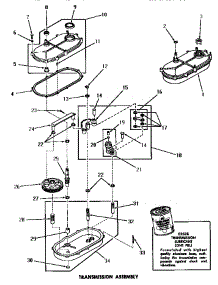 29 - Transmission Assy parts for Amana Washer DA9043 from AppliancePartsPros.com