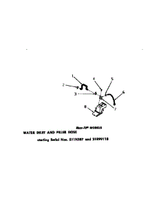 32 - Water Inlet & Filler Hose parts for Amana Washer DA9043 from AppliancePartsPros.com