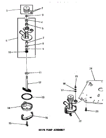 03 - 25178 Pump Assy parts for Amana Washer DA9101 from AppliancePartsPros.com