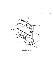 11 - Control Hood parts for Amana Washer DA9101 from AppliancePartsPros.com