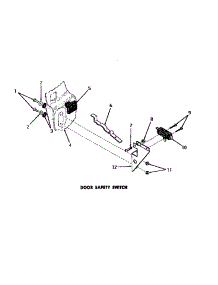 14 - Door Safety Switch parts for Amana Washer DA9101 from AppliancePartsPros.com
