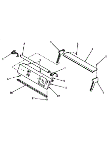 20 - Pan Supp Plt / Ctrl Hood Ends & Flour Tube parts for Amana Washer DA9103 from AppliancePartsPros.com