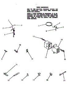 22 - Power Cord, Wire And Terminals parts for Amana Washer DA9103 from AppliancePartsPros.com