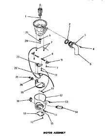 02 - Motor Assy parts for Amana Washer DB2221N from AppliancePartsPros.com