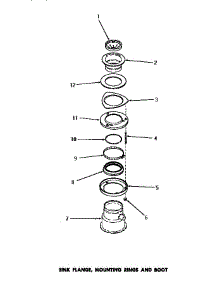 03 - Sink Flange, Mtg Rings & Boot parts for Amana Washer DB2221N from AppliancePartsPros.com