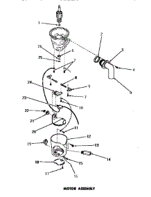 02 - Motor Assy parts for Amana Washer DB7111N from AppliancePartsPros.com