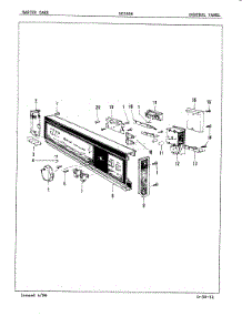 02 - Control Panel parts for Maytag Dishwasher DC24B6 from AppliancePartsPros.com