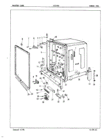 06 - Inner Tub parts for Maytag Dishwasher DC24B6 from AppliancePartsPros.com