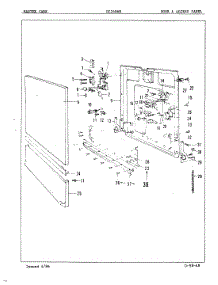 04 - Door & Access Panel parts for Maytag Dishwasher DC24B6R from AppliancePartsPros.com