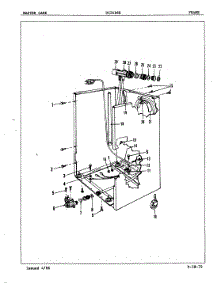 05 - Frame parts for Maytag Dishwasher DC24B6R from AppliancePartsPros.com