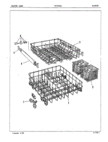 05 - Frame parts for Maytag Dishwasher DC24D6A from AppliancePartsPros.com