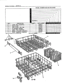 06 - Rack parts for Maytag Dishwasher DC24D6-A from AppliancePartsPros.com