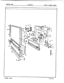 04 - Door & Access Panel parts for Maytag Dishwasher DC24D6A1 from AppliancePartsPros.com