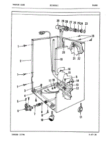 05 - Frame parts for Maytag Dishwasher DC24D6A1 from AppliancePartsPros.com