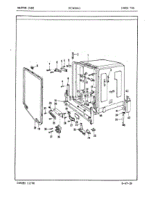 06 - Inner Tub parts for Maytag Dishwasher DC24D6A1 from AppliancePartsPros.com