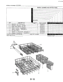 06 - Rack parts for Maytag Dishwasher DC24H6 from AppliancePartsPros.com