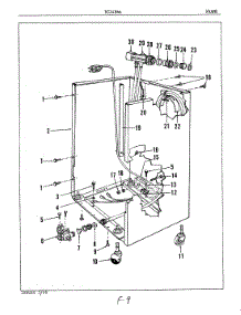 04 - Frame parts for Maytag Dishwasher DC24H6A from AppliancePartsPros.com