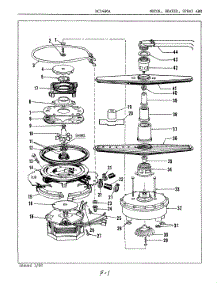 05 - Motor & Pump parts for Maytag Dishwasher DC24H6A from AppliancePartsPros.com