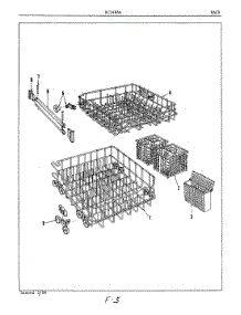 06 - Racks parts for Maytag Dishwasher DC24H6A from AppliancePartsPros.com