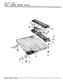 07 - Top parts for Maytag Dishwasher DC24J6A from AppliancePartsPros.com