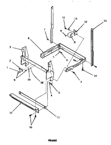 05 - Frame parts for Amana Dishwasher DC5600 from AppliancePartsPros.com