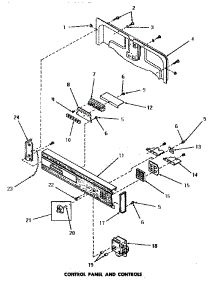 03 - Control Panel & Controls parts for Amana Dishwasher DC5700 from AppliancePartsPros.com