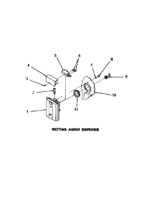 15 - Wetting Agent Dispenser parts for Amana Dishwasher DC5700 from AppliancePartsPros.com