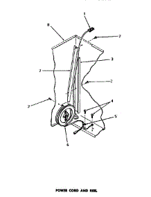 12 - Power Cord & Reel parts for Amana Dishwasher DC5710 from AppliancePartsPros.com