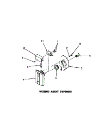 17 - Wetting Agent Dispenser parts for Amana Dishwasher DC5710 from AppliancePartsPros.com