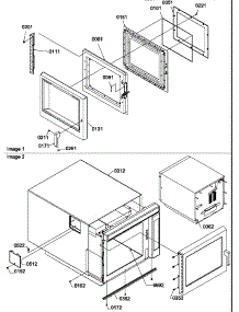 04 - Door Assy / Removal & Outer Case parts for Amana Microwave DCA2000 / P1194105M from AppliancePartsPros.com