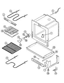 04 - Oven / Base parts for Amana Range DCF4115AW from AppliancePartsPros.com