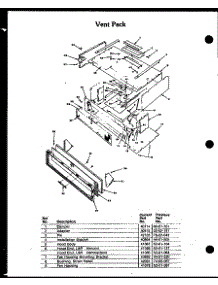 05 - Vent Pack parts for Amana Range DCI-512 from AppliancePartsPros.com