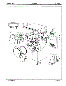 02 - Cabinet parts for Maytag Dryer DCP1085AM from AppliancePartsPros.com