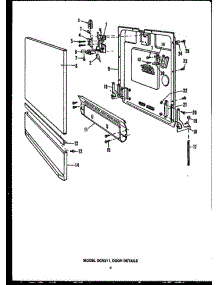 06 - Page 3 parts for Amana Dishwasher DCR211 from AppliancePartsPros.com