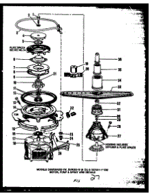 05 - Motor parts for Amana Dishwasher DCR2111COM / DCR21101COM from AppliancePartsPros.com