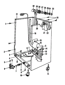 04 - Frame Details parts for Amana Dishwasher DCR2111LOM from AppliancePartsPros.com