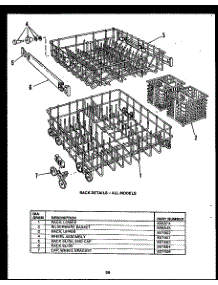 07 - Rack Details parts for Amana Dishwasher DCS21101AOA from AppliancePartsPros.com