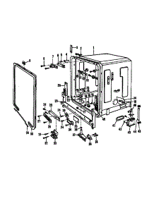07 - Tub Details parts for Amana Dishwasher DCS-211-1W / DCS-211-1 W from AppliancePartsPros.com