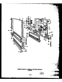 03 - Door Details parts for Amana Dishwasher DCS215-1W / DCS21501W from AppliancePartsPros.com