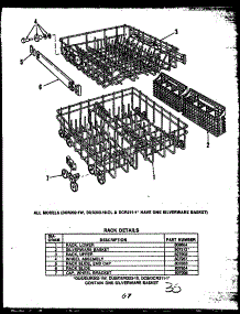 07 - Rack Details parts for Amana Dishwasher DCS215-1W / DCS21501W from AppliancePartsPros.com